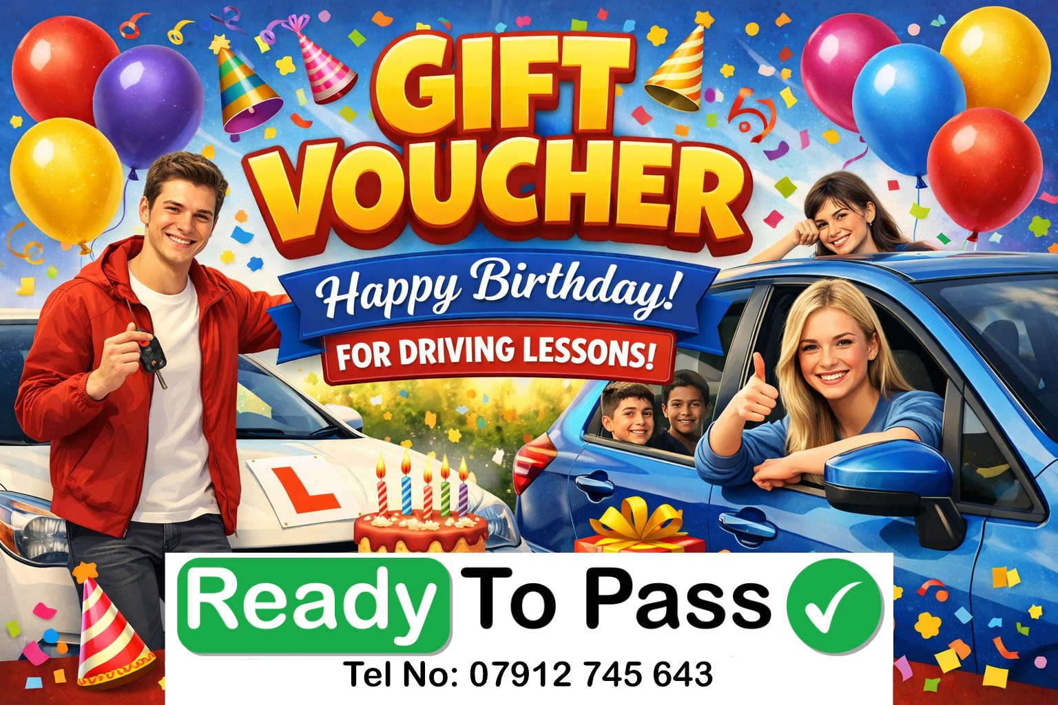 Ready To Pass - Gift Vouchers
