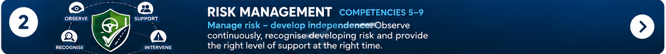 Risk Management, Competencies 5 to 9