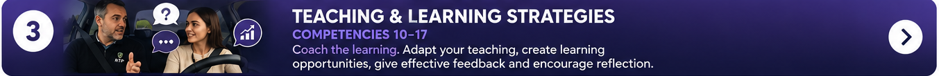 Teaching and Learning Strategies, Competencies 10 to 17