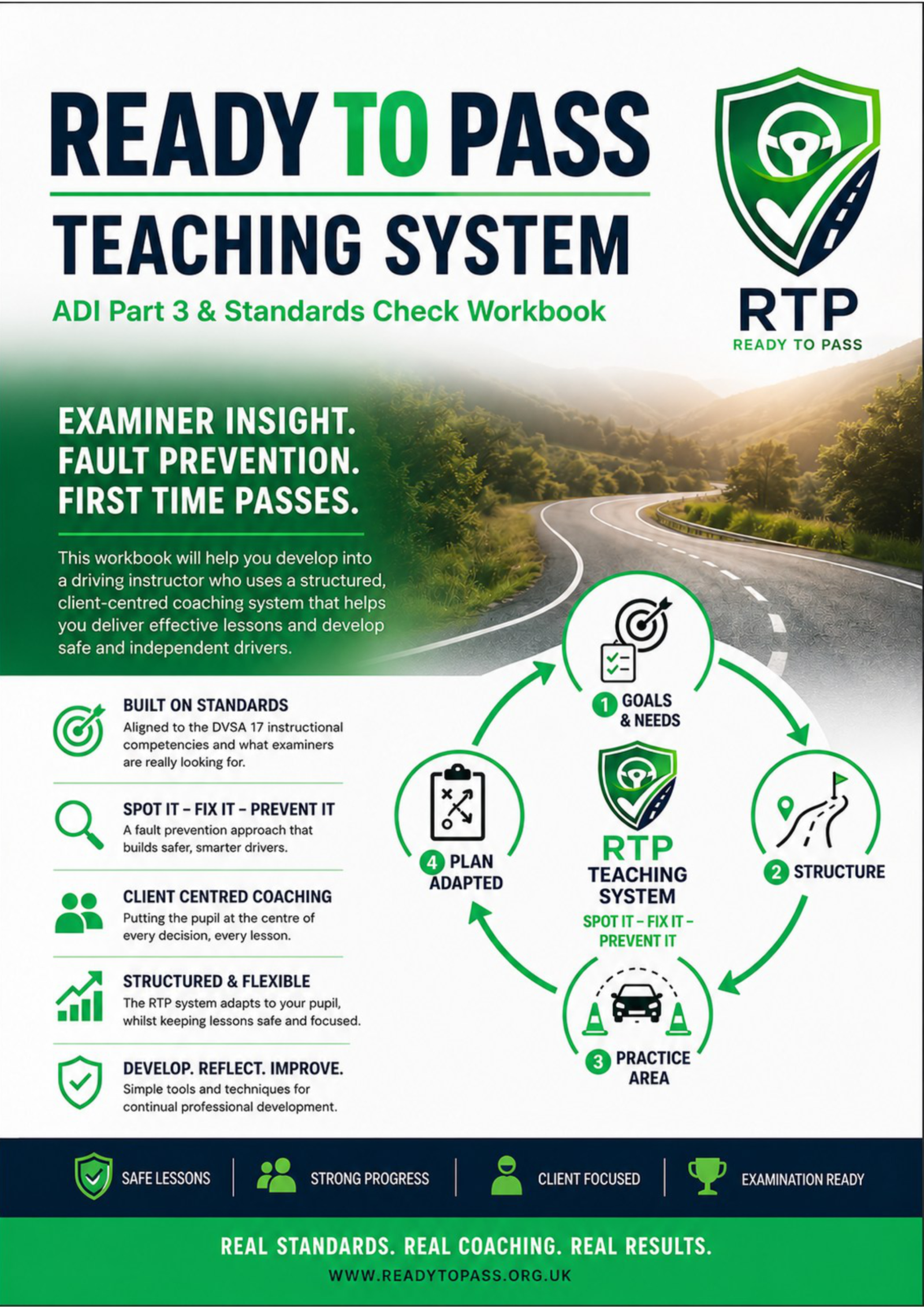 Ready To Pass ADI Part 3 and Standards Check instructor training workbook